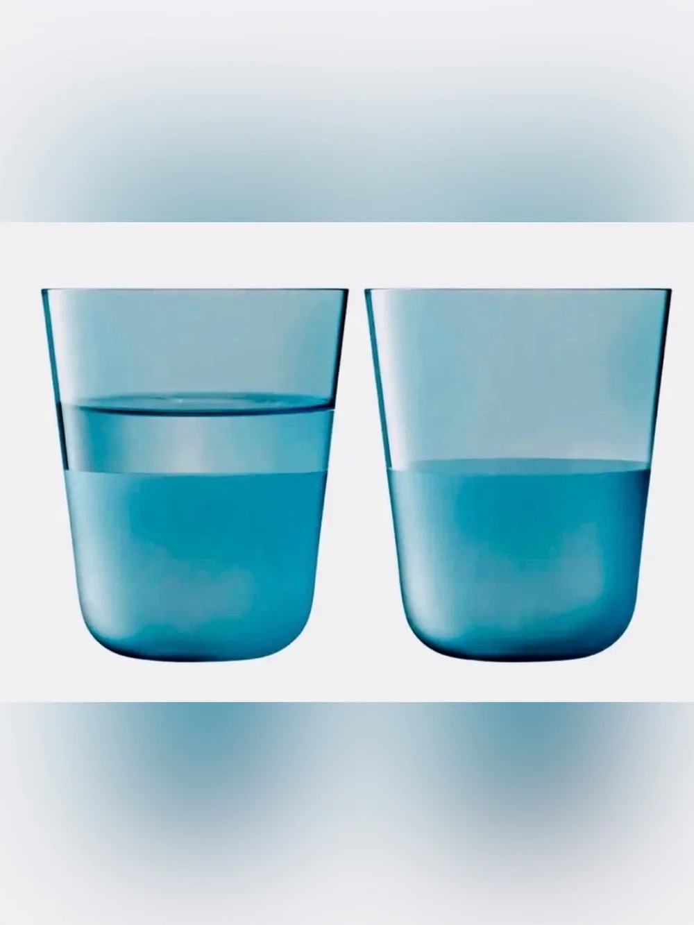 NWOT Pottery Barn 13 oz tumblers set of 4 matte water glasses cocktail party